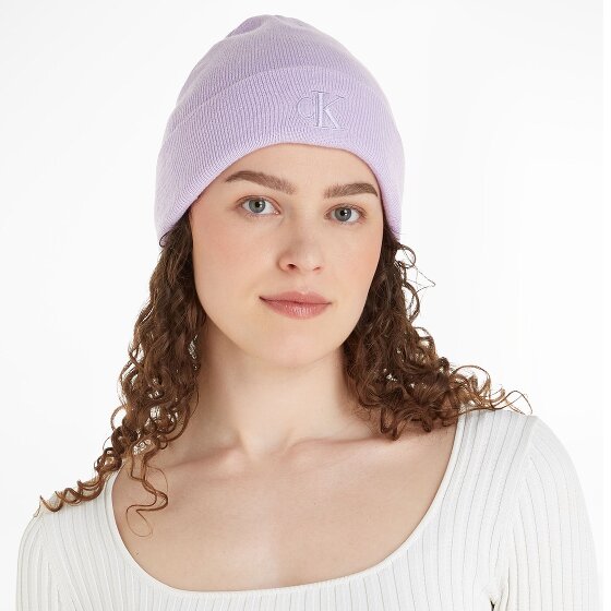 Calvin Klein Jeans Monogram Embro Knitted hat