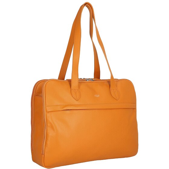 Jump Uppsala shoulder bag leather 40 cm laptop compartment