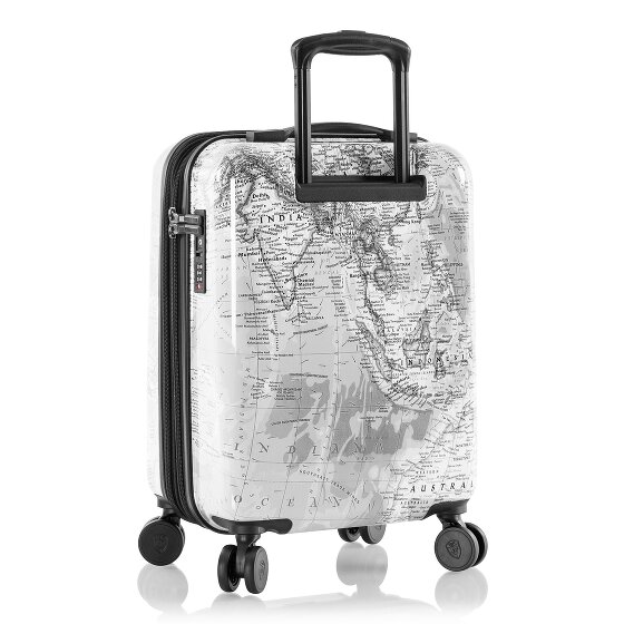 Heys Black Camo 4 wheels Cabin trolley S 53 cm with expansion pleat