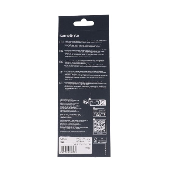 Samsonite Ta Revolution Luggage lock with combination lock 6 cm