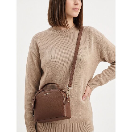 Lazarotti Bologna Leather Crossbody Handbag, Leather, 17 cm