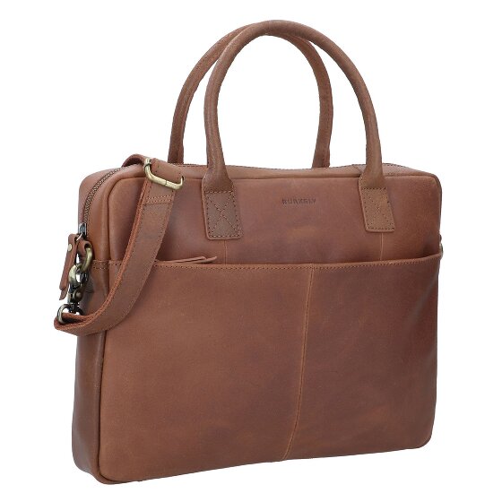 Burkely Vintage Briefcase Genuine Leather 37 cm Laptop compartment