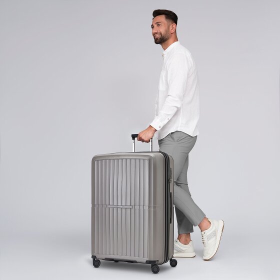 Pactastic Collection 01 4 wheels Trolley L 76 cm with expansion pleat