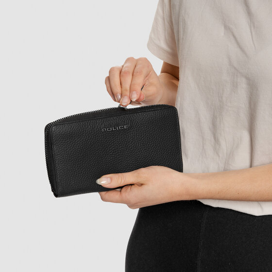 Police Wallet Leather 19 cm