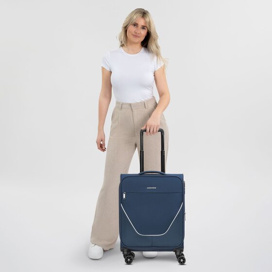 Stratic taska 4 Roll Cabin Trolley S 55 cm with Expanding Pleat