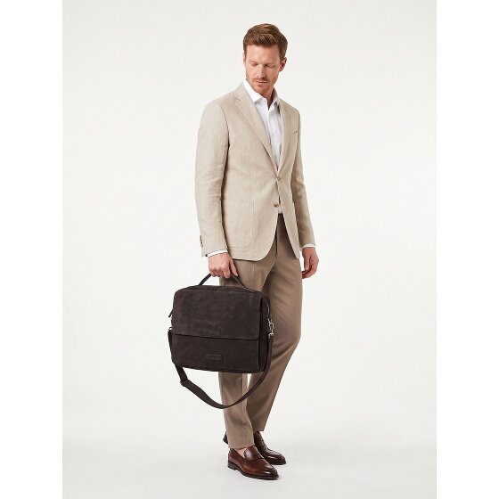 Marc O'Polo Briefcase Genuine Leather 38 cm Laptop compartment