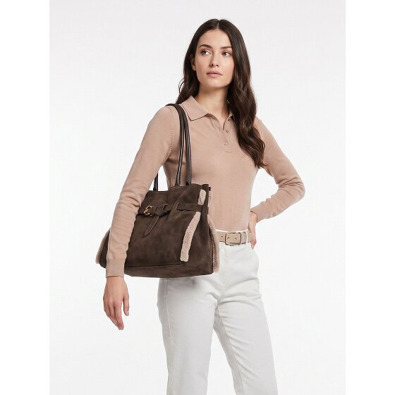 Coccinelle Sabine Shoulder Bag Genuine Leather 36 cm
