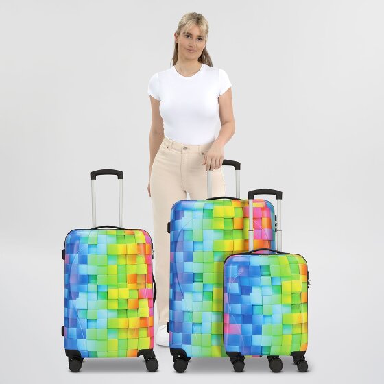 Nowi Santa Cruz 4 wheels Suitcase set 3-piece
