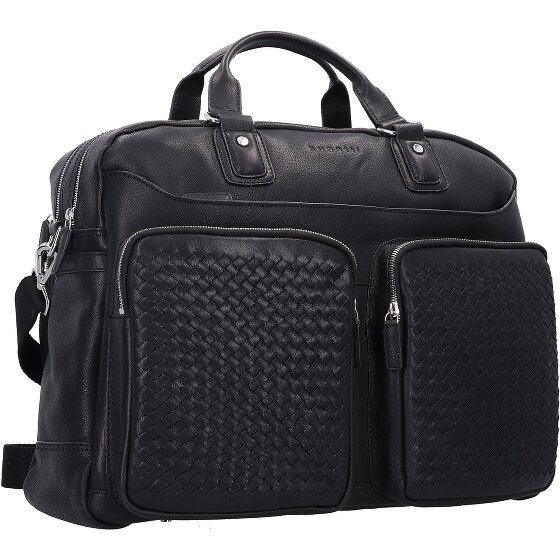 Bugatti Woven briefcase leather 48 cm