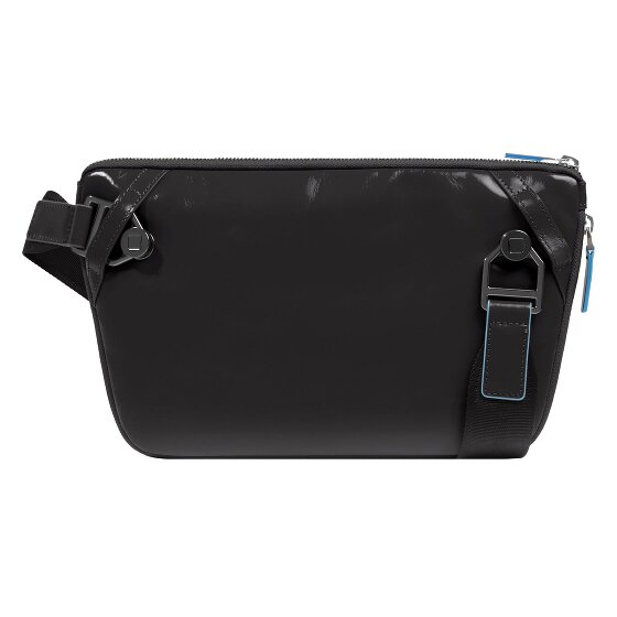 Piquadro Blue Square Shoulder bag Leather 30 cm