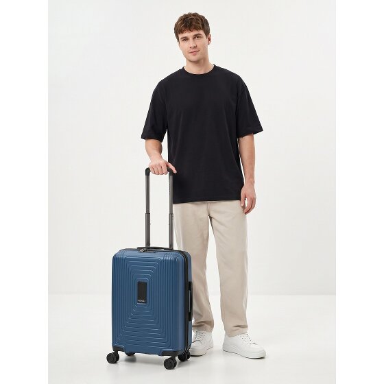 Redolz Essentials 14 4-wheel Cabin suitcase, 55 cm, Slim
