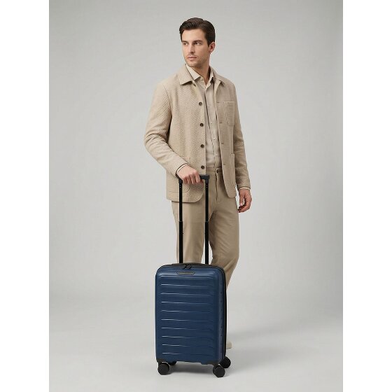 d&n Toronto 4 wheels Cabin trolley S 54 cm with expansion pleat