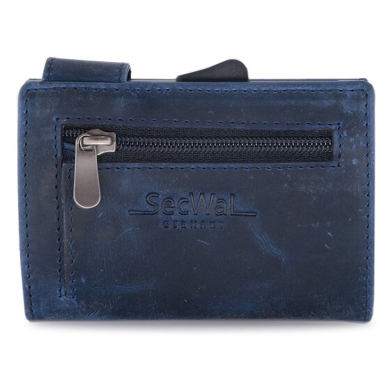 SecWal Credit card case wallet RFID leather 9 cm