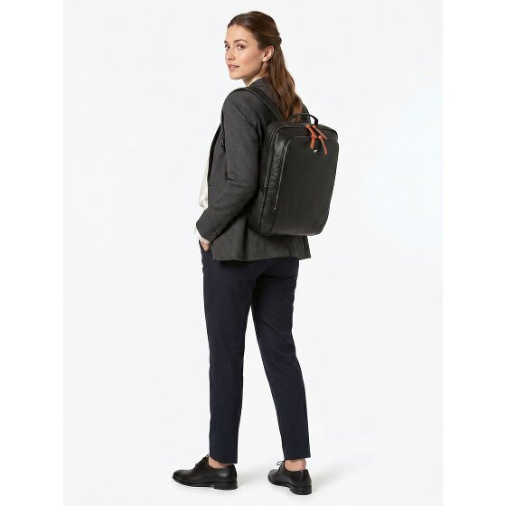 Braun Büffel Novara Business backpack Genuine Leather 40 cm Laptop compartment