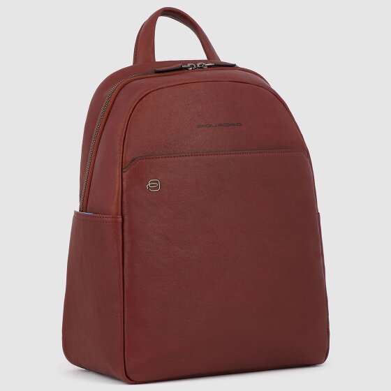 Piquadro Black Square Daypack Leather 36 cm Laptop compartment