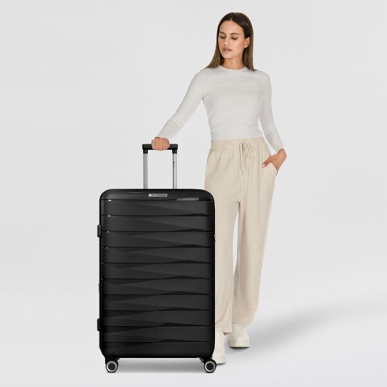 Franky London 4 wheels Trolley L 74 cm with expansion pleat