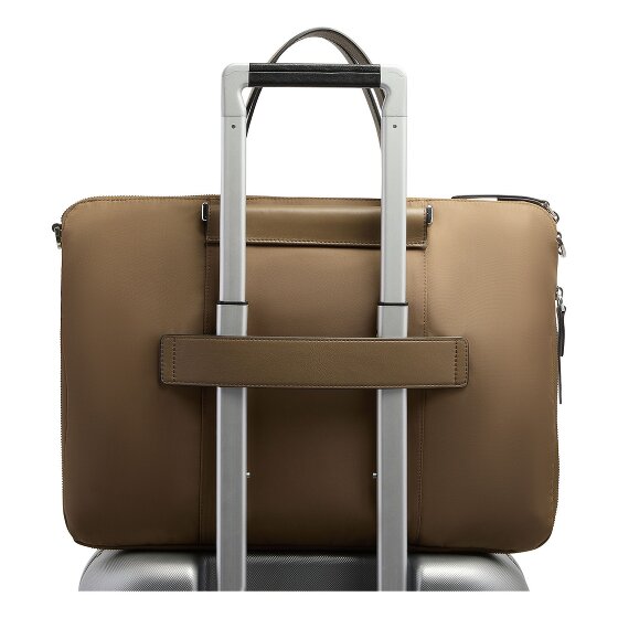Piquadro Lyra Briefcase Genuine Leather 42 cm Laptop compartment Expandable
