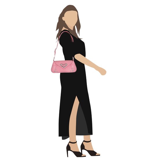 PINKO Classic 520 Shoulder Bag Leather 30 cm