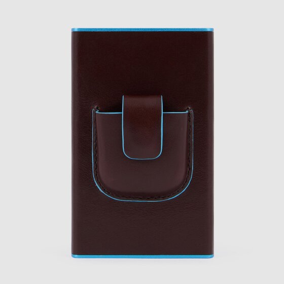 Piquadro Black Square Credit card case RFID protection Leather 6 cm