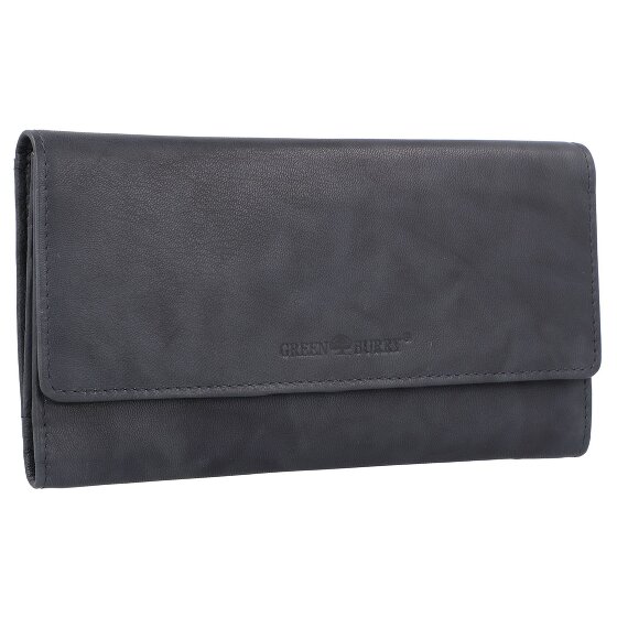 Greenburry Basic Wallet RFID protection Genuine Leather 19 cm