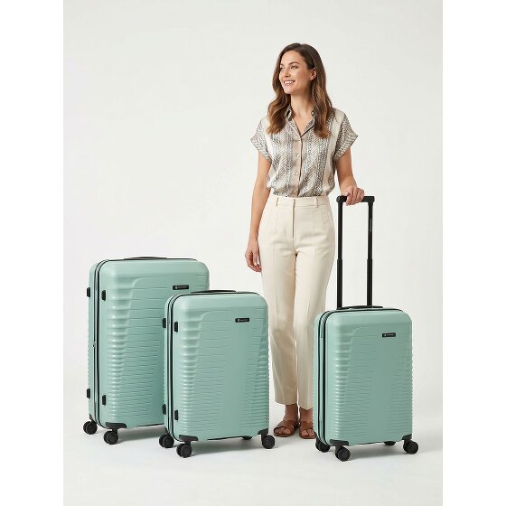 Farmhood Straw Edition 4 wheels Suitcase set 3-piece Expandable