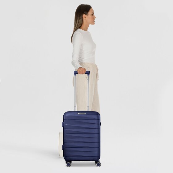 Franky London 4 wheels Cabin trolley S 55 cm with expansion pleat