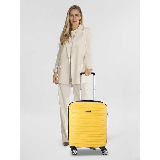 Benzi 5493 4 wheels Cabin trolley S 53 cm with expansion pleat