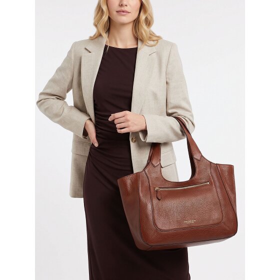 The Bridge Luce Soft Shopper Bag Genuine Leather 50 cm