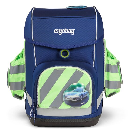 ergobag Accessories Fluo side pockets safety set 3pcs with reflective stripes