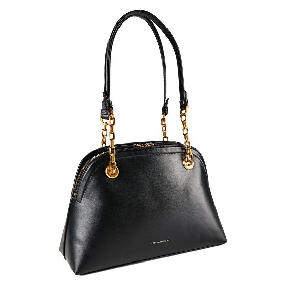 Karl Lagerfeld Autograph Shoulder Bag Leather 25 cm