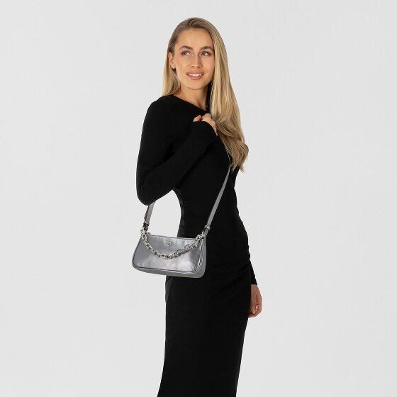 PINKO Half Moon Handbag Genuine Leather 23 cm