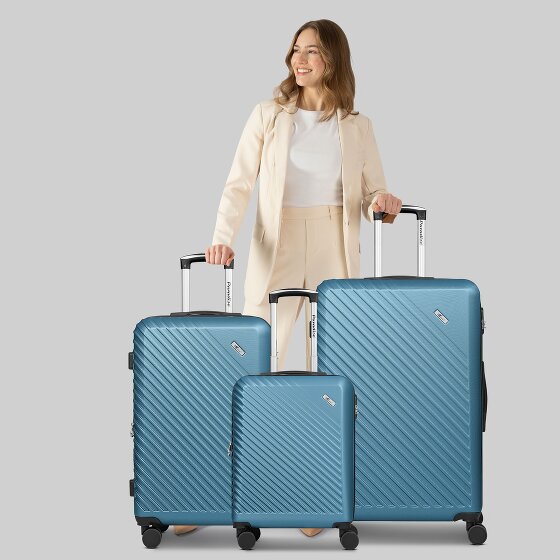 Check.In Paradise 2.0 4 wheels Suitcase set 3-piece with expansion pleat