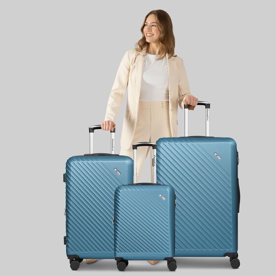 Check.In Paradise 2.0 4 wheels Suitcase set 3-piece with expansion pleat