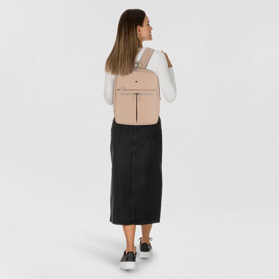 Braun Büffel Hanna Business backpack M Genuine Leather 40 cm Laptop compartment