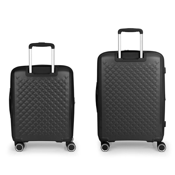 Gabol Queens 4 wheels Suitcase set 2-piece with expansion pleat Gabol Queens 4 wheels Suitcase set 2-piece with expansion pleat