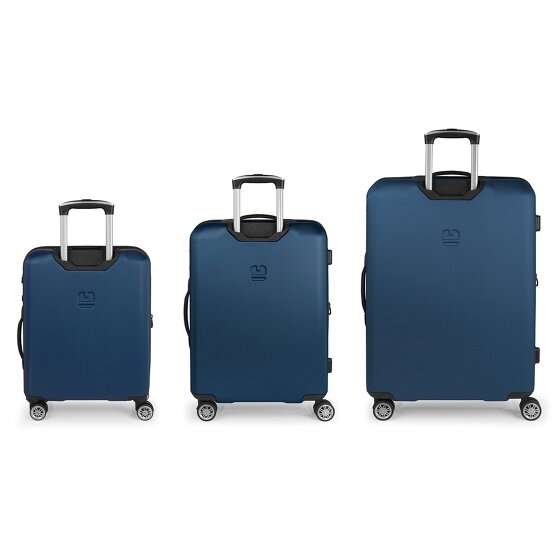 Gabol Escape 4 wheels Suitcase set 3-piece with expansion pleat