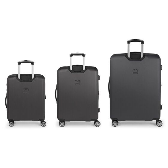 Gabol Escape 4 wheels Suitcase set 3-piece with expansion pleat