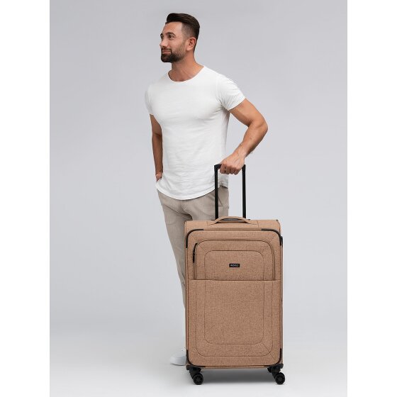 Redolz Essentials 12 LARGE 4 wheels Trolley 79 cm with expansion pleat