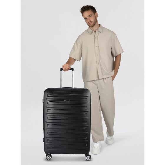 Benzi 5493 4 wheels Trolley L 77 cm with expansion pleat