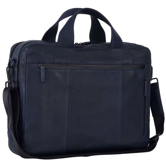 Leonhard Heyden Hague briefcase leather 40 cm laptop compartment