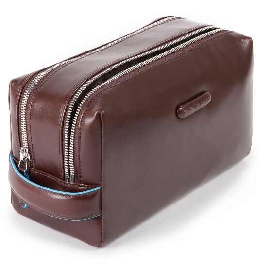 Piquadro Blue Square Toiletry bag Genuine Leather 25 cm