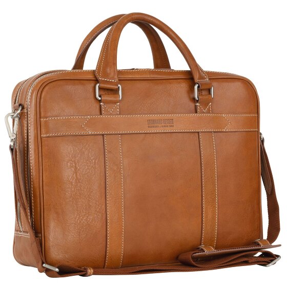 Leonhard Heyden Bergamo briefcase leather 41 cm laptop compartment