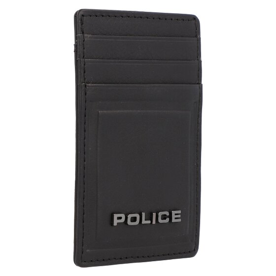 Police PT16-08536 Credit card case leather 7 cm with money clip