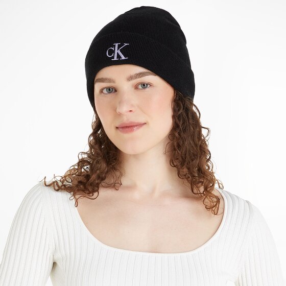 Calvin Klein Jeans Monogram Embro Knitted hat