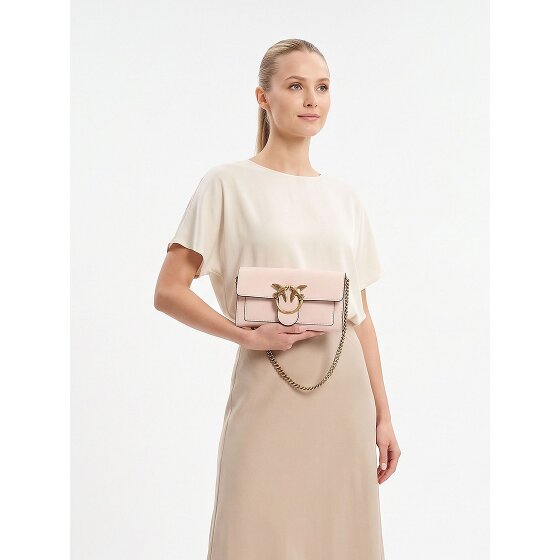 PINKO Love One Clutch bag Genuine Leather 19 cm