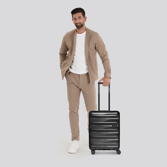 Bergpfeil Travel 4-wheeled cabin trolley S 55 cm with expansion pleat