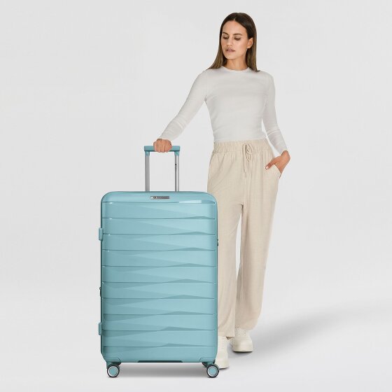 Franky London 4 wheels Trolley L 74 cm with expansion pleat