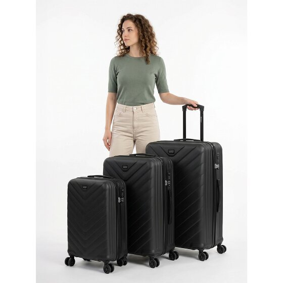 Redolz Essentials 07 3-SET 4 wheels Suitcase set 3-piece