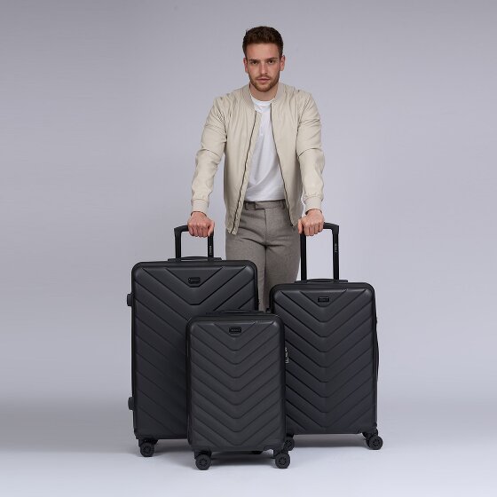 Redolz Essentials 07 3-SET 4 wheels Suitcase set 3-piece