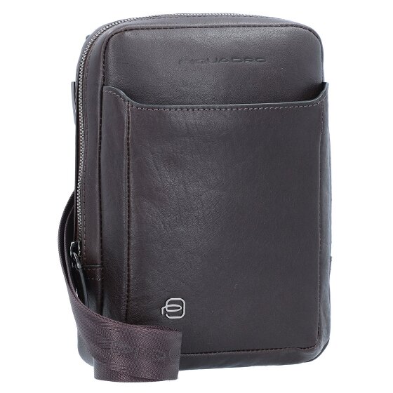 Piquadro Black Square shoulder bag leather 17 cm